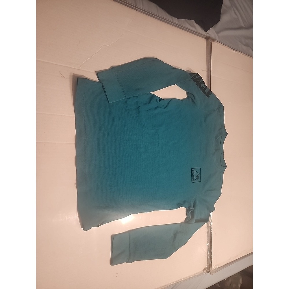 American Eagle Outfitters 2018 Waffle Thermal Graphic Print Eagle Shirt Medium